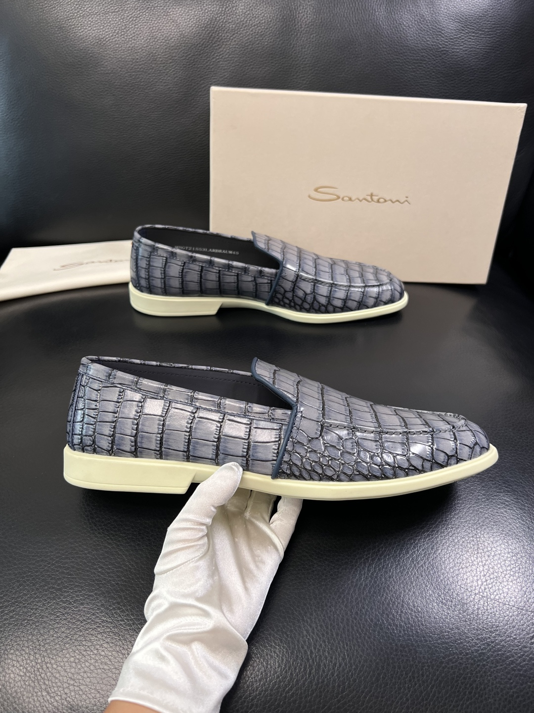 ⚠️只换码不退⚠️    Santoni  高品质    顶级工艺品  圣东尼  专柜新品同步，鞋面意大