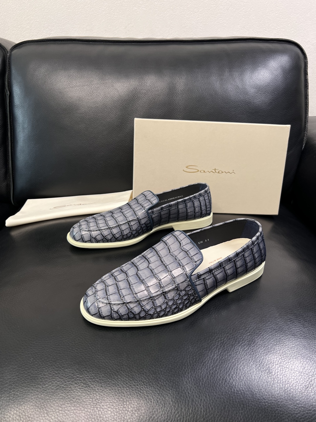 ⚠️只换码不退⚠️    Santoni  高品质    顶级工艺品  圣东尼  专柜新品同步，鞋面意大