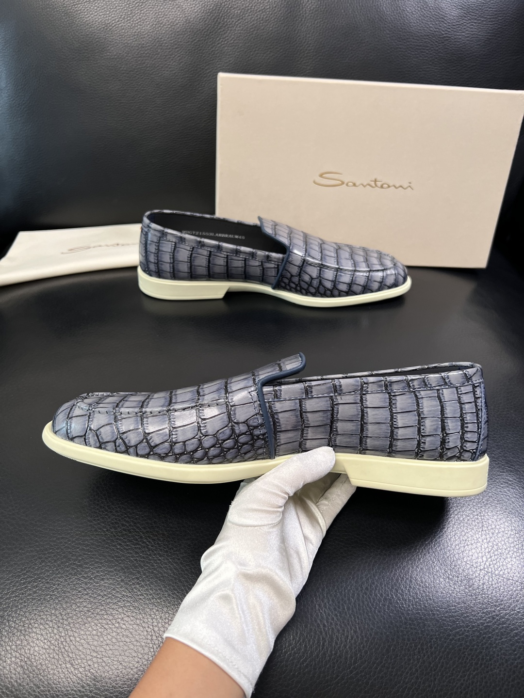 ⚠️只换码不退⚠️    Santoni  高品质    顶级工艺品  圣东尼  专柜新品同步，鞋面意大