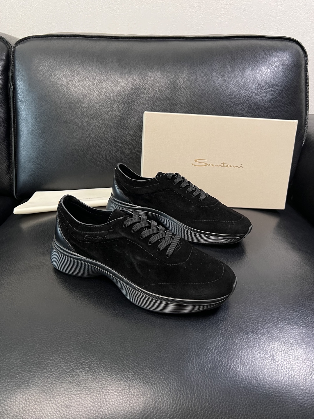 ⚠️只换码不退⚠️    Santoni  高品质    顶级工艺品  圣东尼  专柜新品同步，鞋面意大