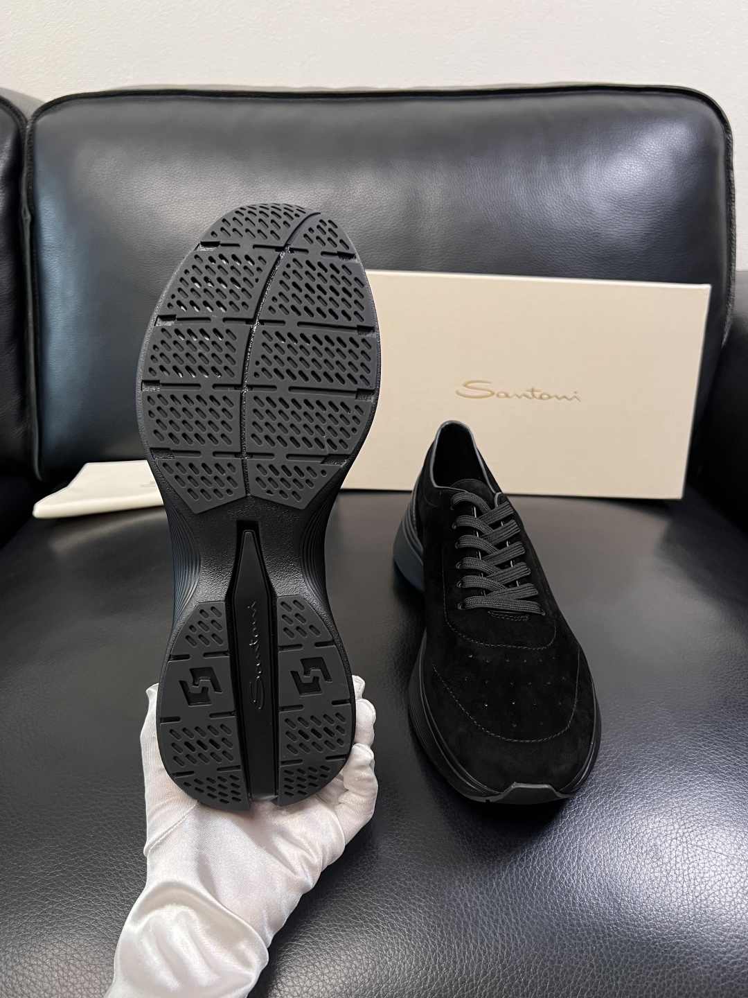 ⚠️只换码不退⚠️    Santoni  高品质    顶级工艺品  圣东尼  专柜新品同步，鞋面意大