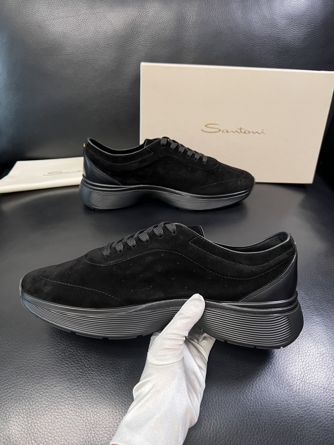 ⚠️只换码不退⚠️    Santoni  高品质    顶级工艺品  圣东尼  专柜新品同步，鞋面意大