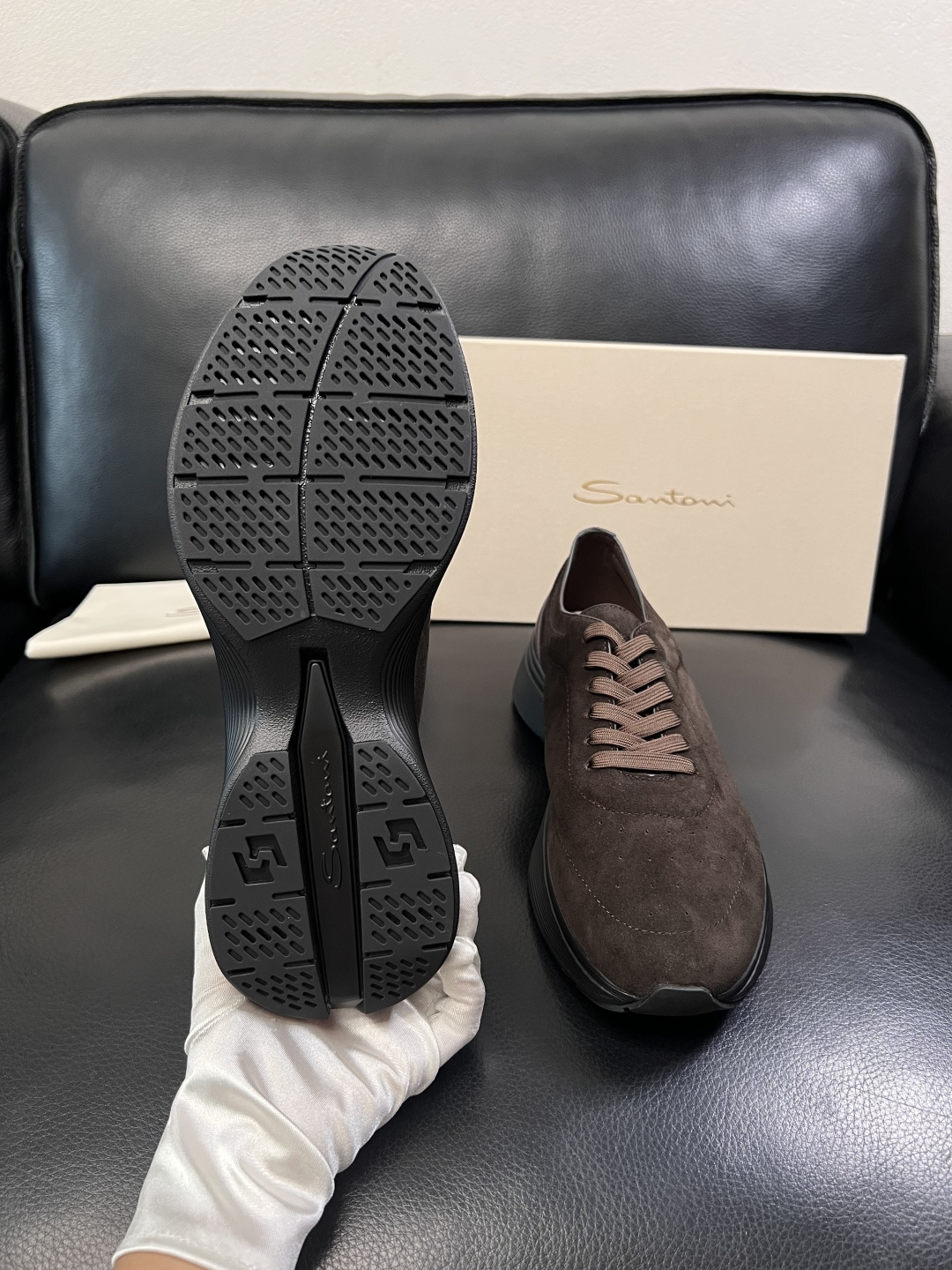 ⚠️只换码不退⚠️    Santoni  高品质    顶级工艺品  圣东尼  专柜新品同步，鞋面意大