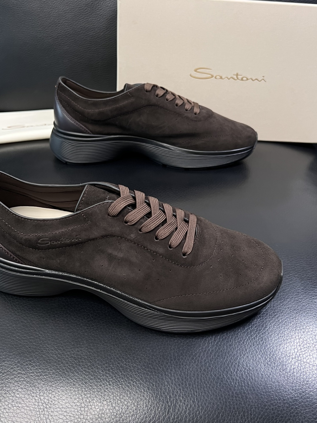 ⚠️只换码不退⚠️    Santoni  高品质    顶级工艺品  圣东尼  专柜新品同步，鞋面意大