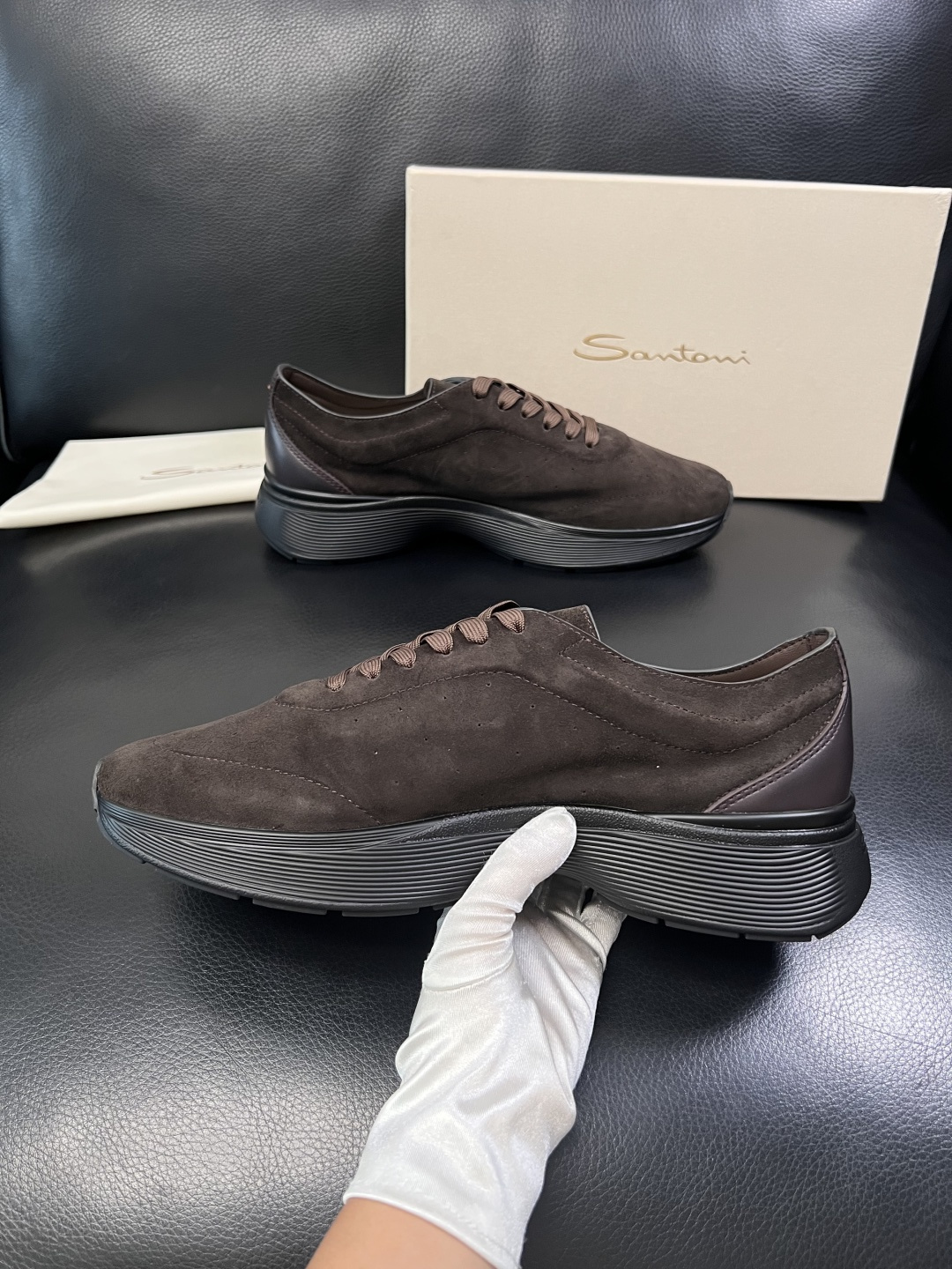 ⚠️只换码不退⚠️    Santoni  高品质    顶级工艺品  圣东尼  专柜新品同步，鞋面意大