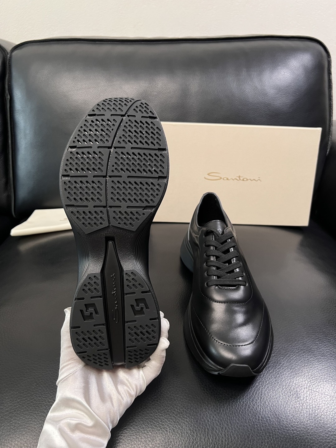⚠️只换码不退⚠️    Santoni  高品质    顶级工艺品  圣东尼  专柜新品同步，鞋面意大