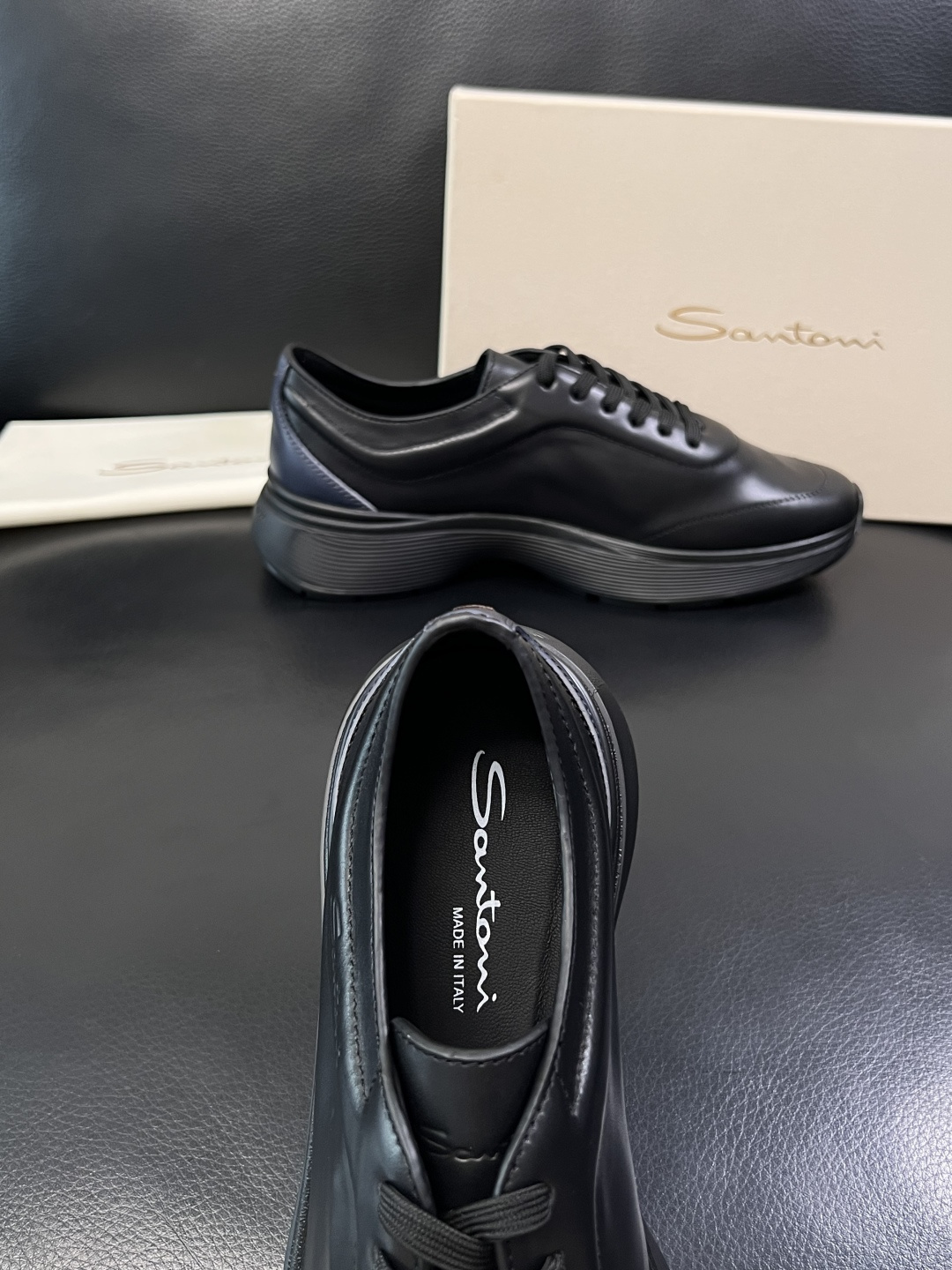 ⚠️只换码不退⚠️    Santoni  高品质    顶级工艺品  圣东尼  专柜新品同步，鞋面意大