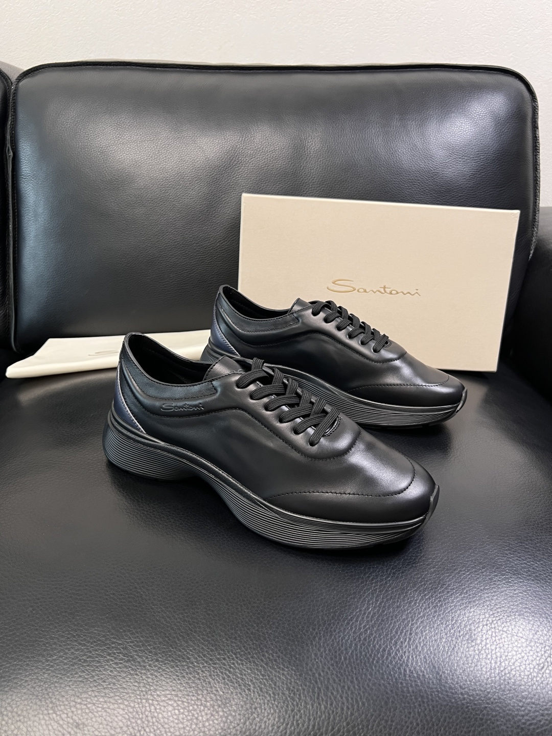 ⚠️只换码不退⚠️    Santoni  高品质    顶级工艺品  圣东尼  专柜新品同步，鞋面意大