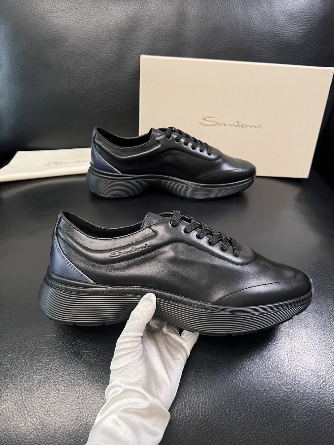 ⚠️只换码不退⚠️    Santoni  高品质    顶级工艺品  圣东尼  专柜新品同步，鞋面意大