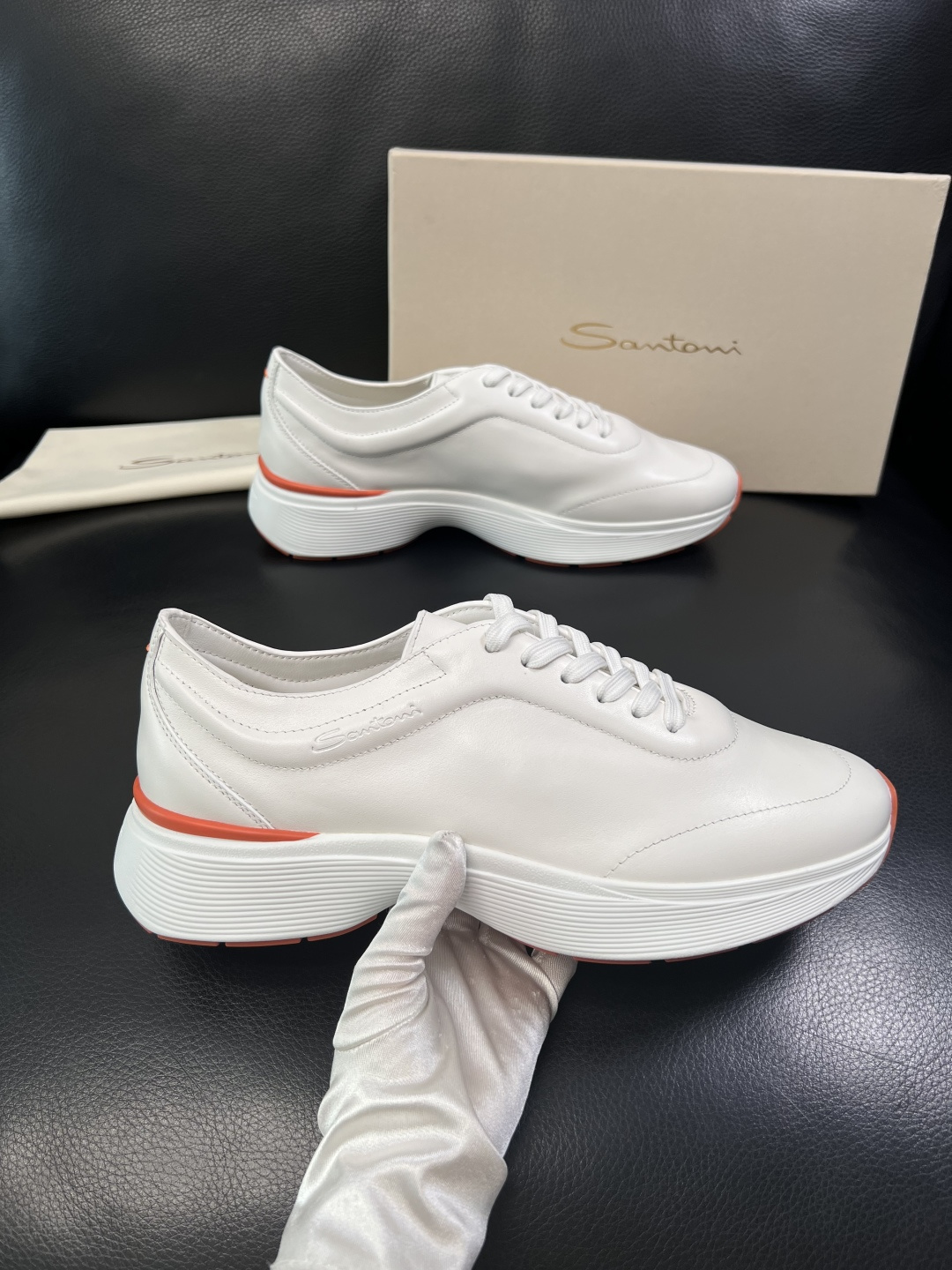 ⚠️只换码不退⚠️    Santoni  高品质    顶级工艺品  圣东尼  专柜新品同步，鞋面意大
