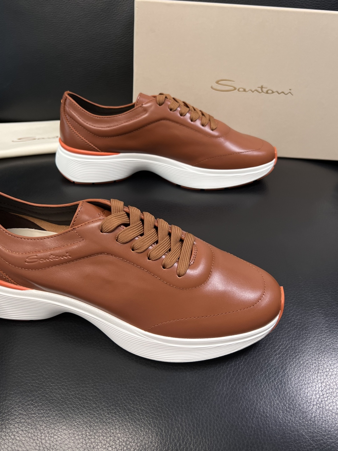 ⚠️只换码不退⚠️    Santoni  高品质    顶级工艺品  圣东尼  专柜新品同步，鞋面意大