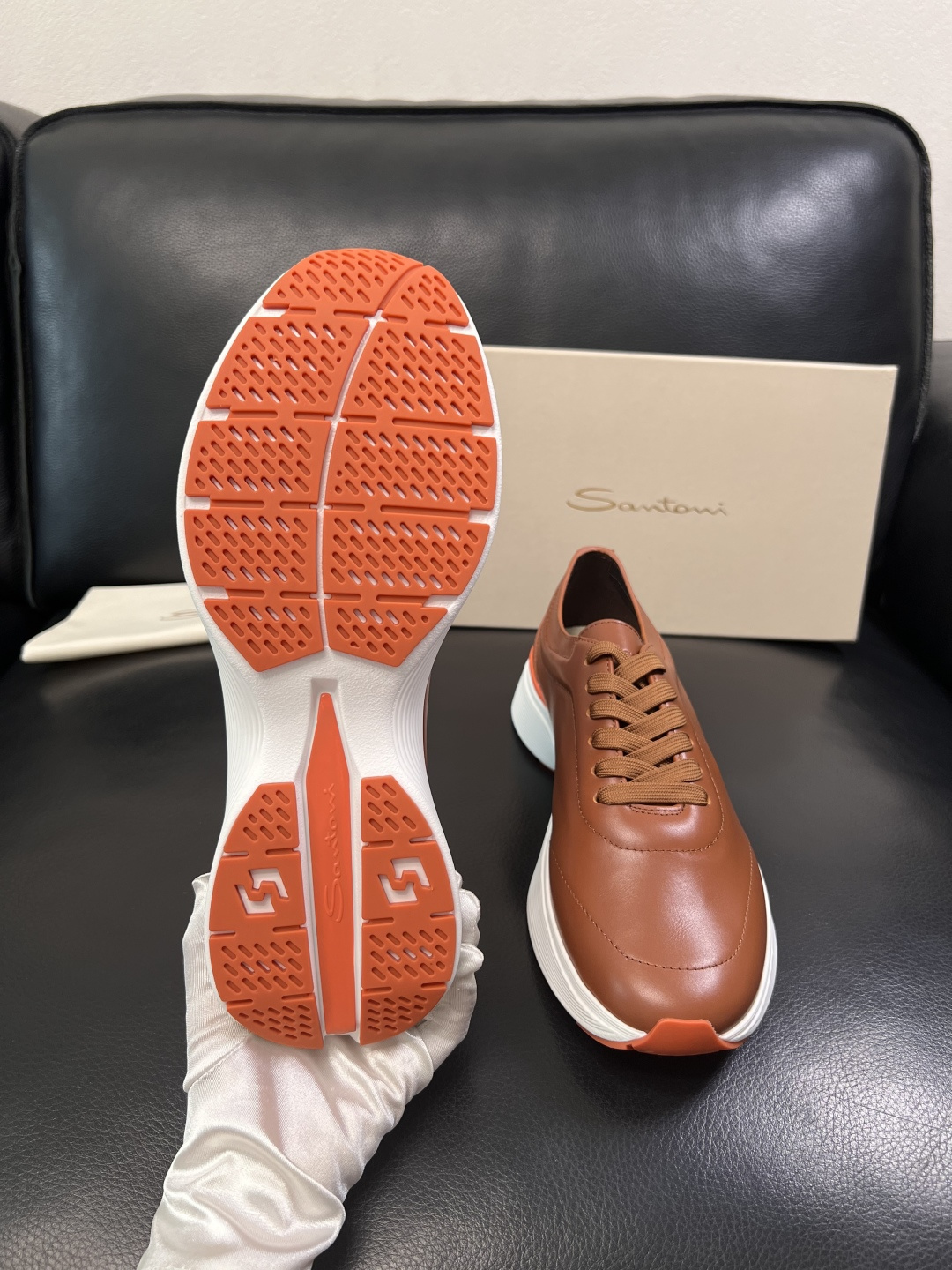 ⚠️只换码不退⚠️    Santoni  高品质    顶级工艺品  圣东尼  专柜新品同步，鞋面意大