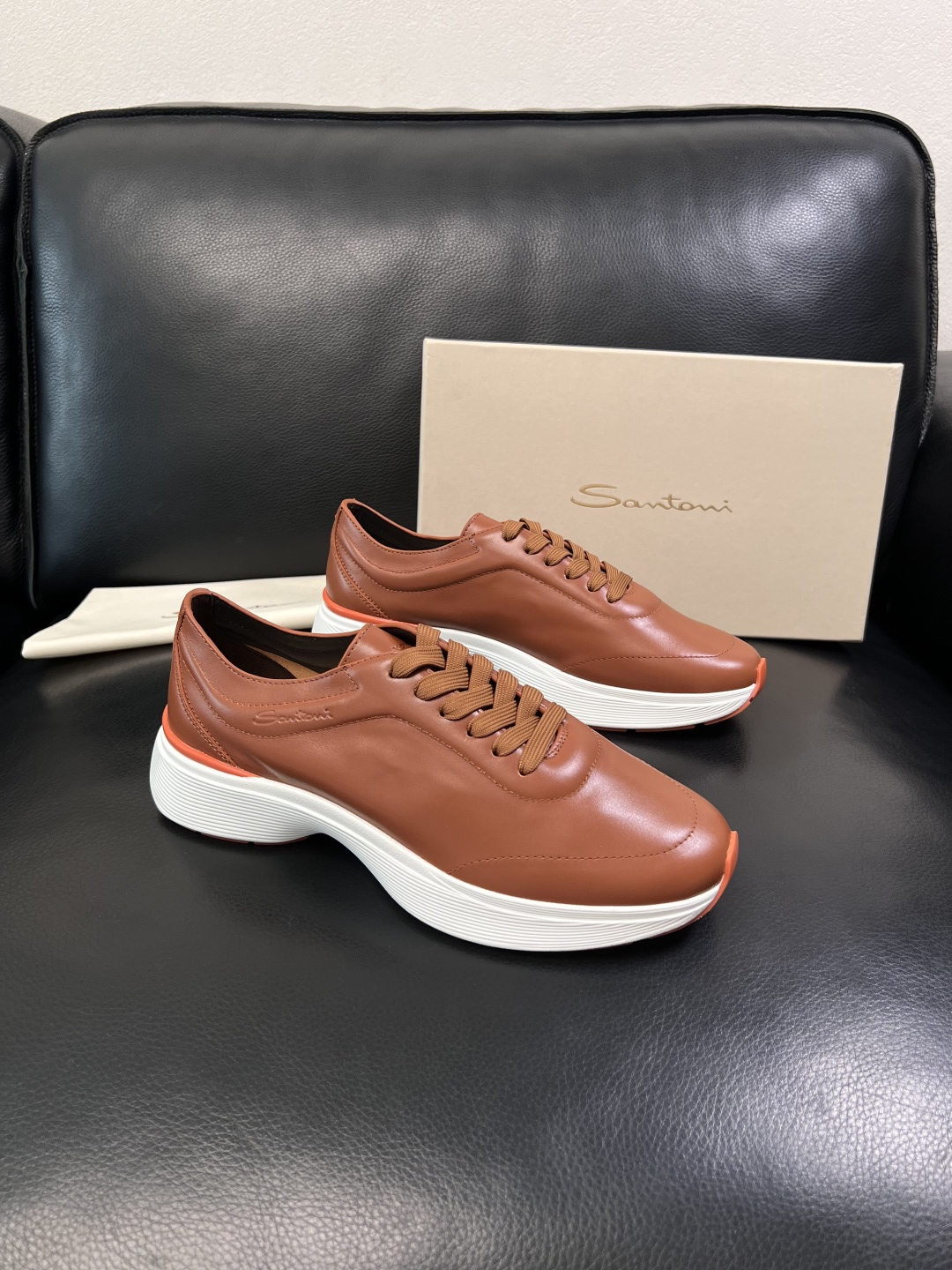 ⚠️只换码不退⚠️    Santoni  高品质    顶级工艺品  圣东尼  专柜新品同步，鞋面意大