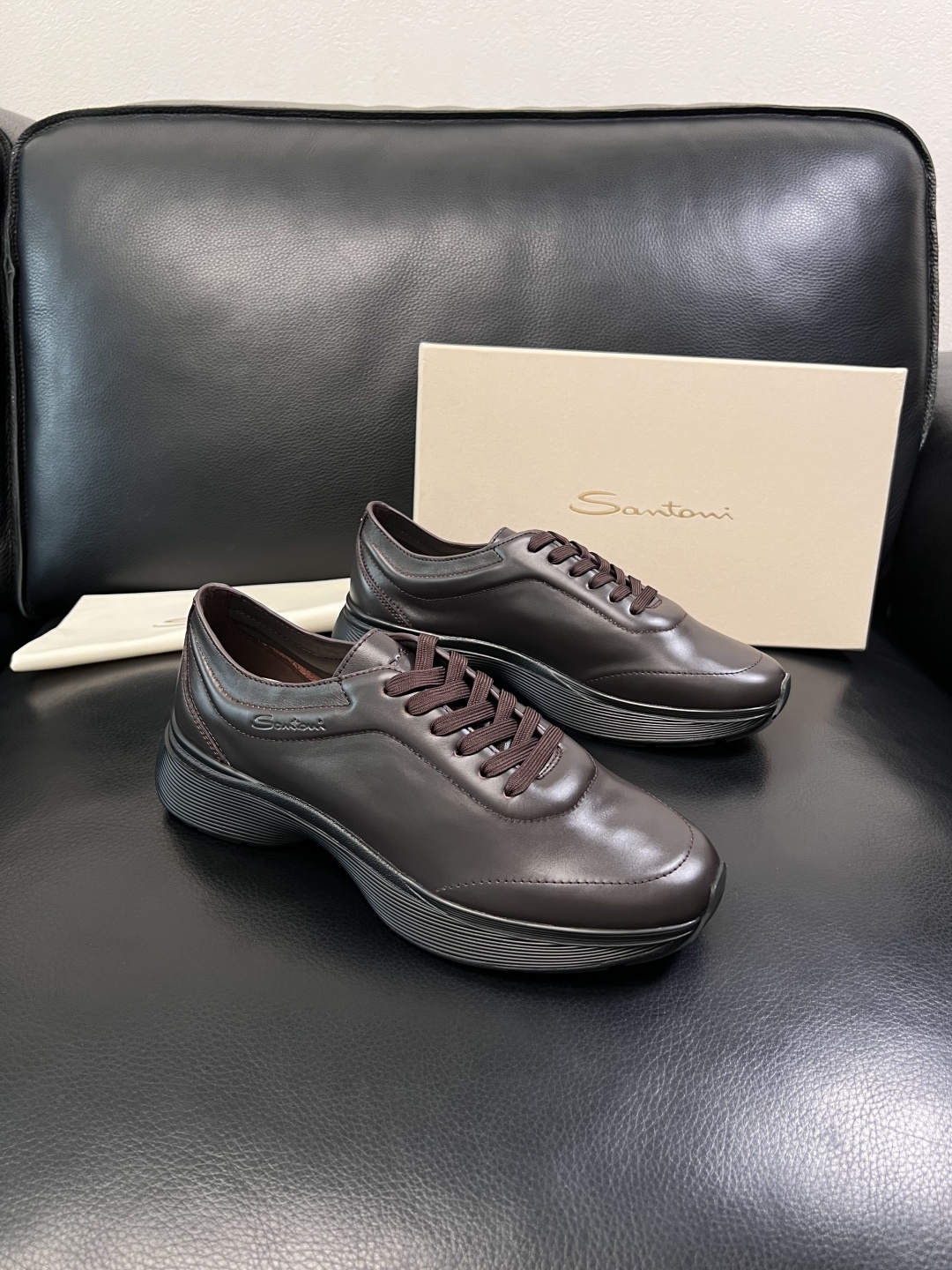 ⚠️只换码不退⚠️    Santoni  高品质    顶级工艺品  圣东尼  专柜新品同步，鞋面意大