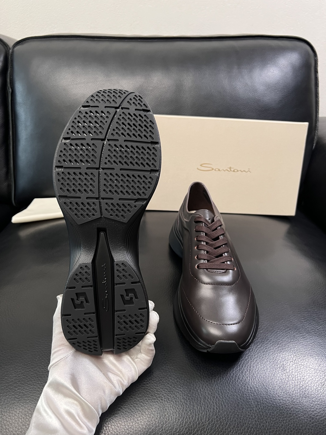⚠️只换码不退⚠️    Santoni  高品质    顶级工艺品  圣东尼  专柜新品同步，鞋面意大