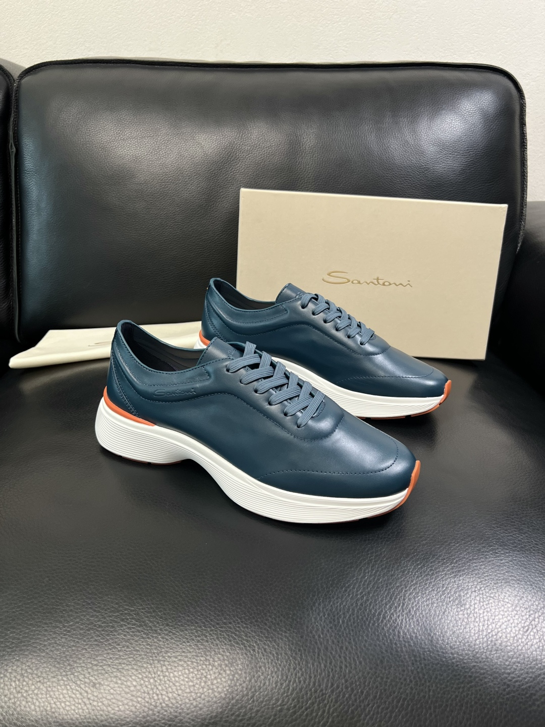 ⚠️只换码不退⚠️    Santoni  高品质    顶级工艺品  圣东尼  专柜新品同步，鞋面意大