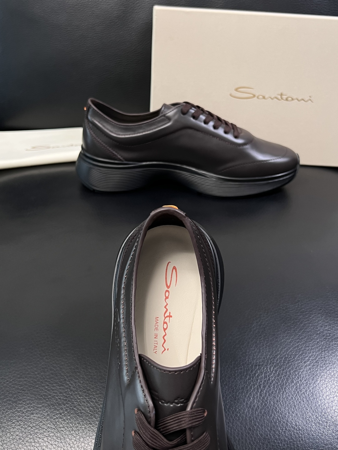 ⚠️只换码不退⚠️    Santoni  高品质    顶级工艺品  圣东尼  专柜新品同步，鞋面意大