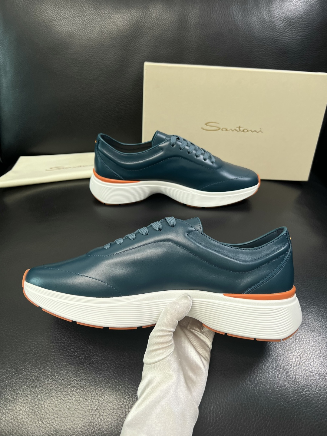 ⚠️只换码不退⚠️    Santoni  高品质    顶级工艺品  圣东尼  专柜新品同步，鞋面意大