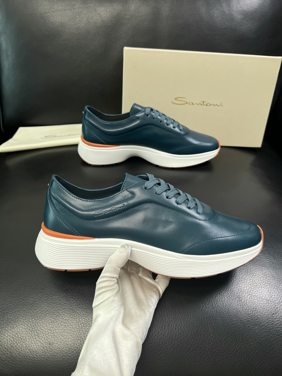 ⚠️只换码不退⚠️    Santoni  高品质    顶级工艺品  圣东尼  专柜新品同步，鞋面意大