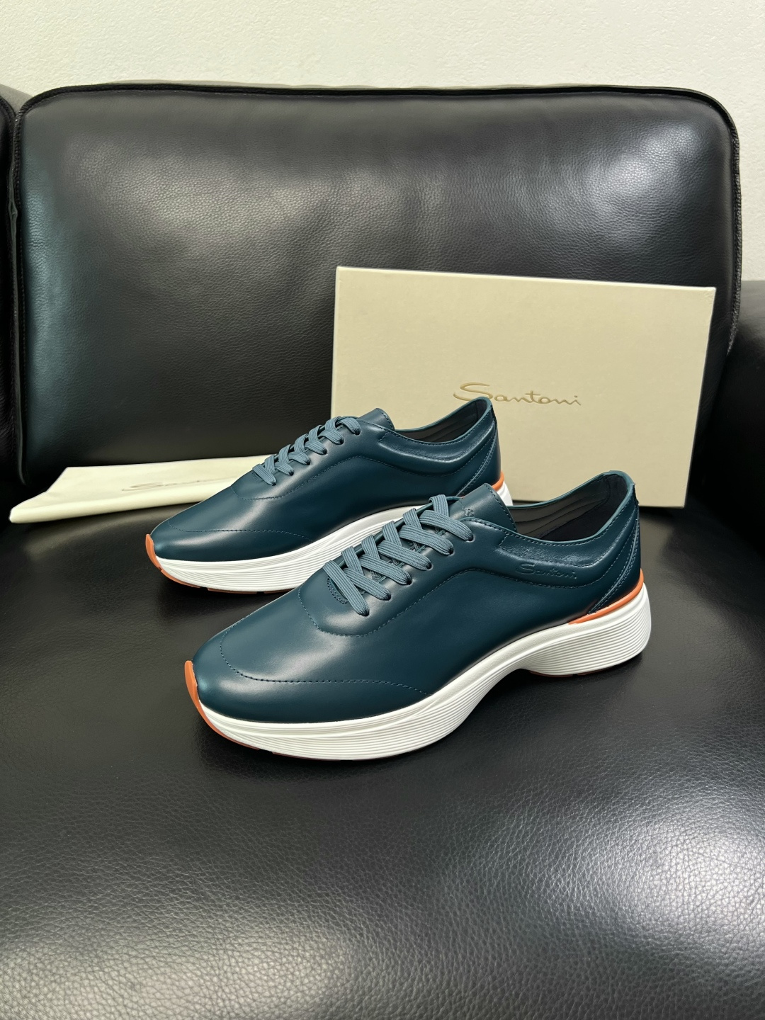 ⚠️只换码不退⚠️    Santoni  高品质    顶级工艺品  圣东尼  专柜新品同步，鞋面意大