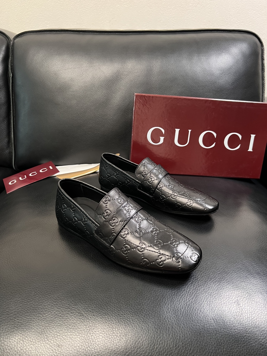 Gucci 高品质  顶级工艺品  古奇  皮鞋专柜新款原厂配置，意大利进口牛皮面料，进口牛皮内里垫，透