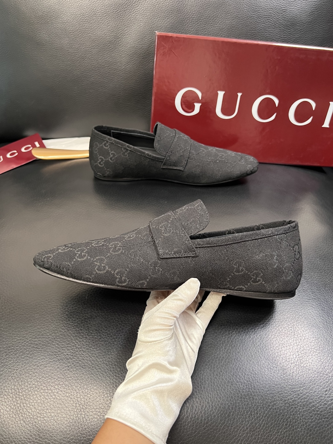 Gucci 高品质  顶级工艺品  古奇  皮鞋专柜新款原厂配置，意大利进口牛皮面料，进口牛皮内里垫，透