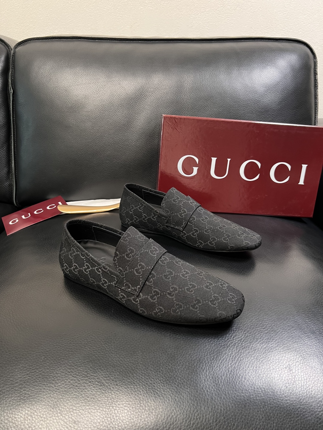 Gucci 高品质  顶级工艺品  古奇  皮鞋专柜新款原厂配置，意大利进口牛皮面料，进口牛皮内里垫，透