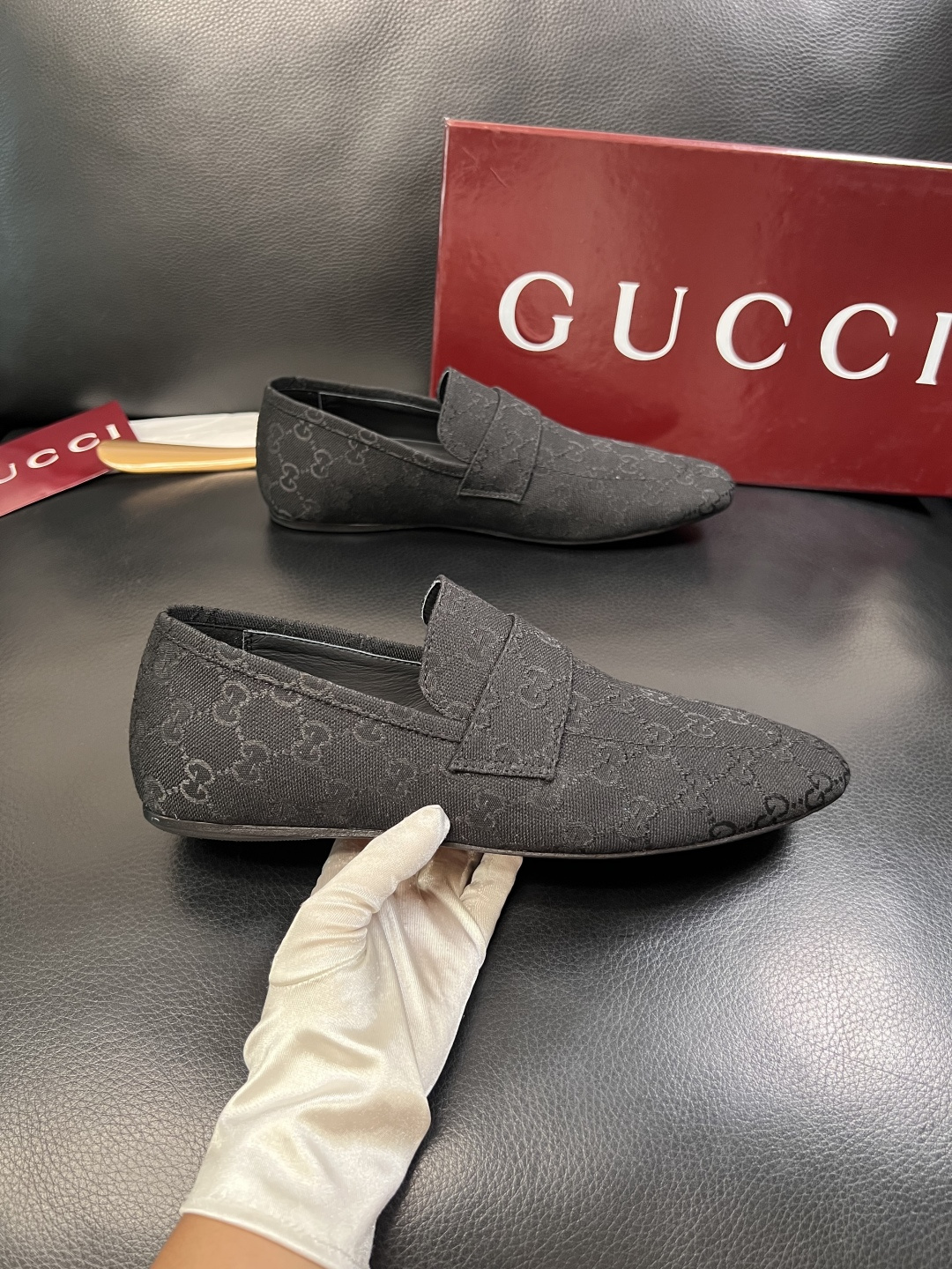 Gucci 高品质  顶级工艺品  古奇  皮鞋专柜新款原厂配置，意大利进口牛皮面料，进口牛皮内里垫，透