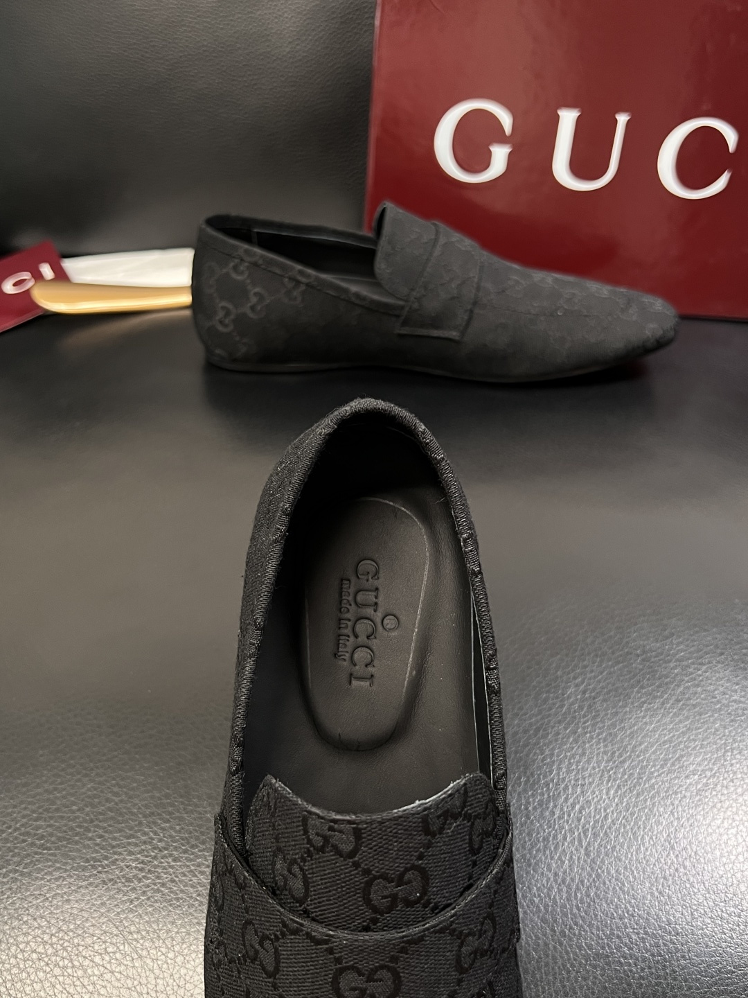 Gucci 高品质  顶级工艺品  古奇  皮鞋专柜新款原厂配置，意大利进口牛皮面料，进口牛皮内里垫，透