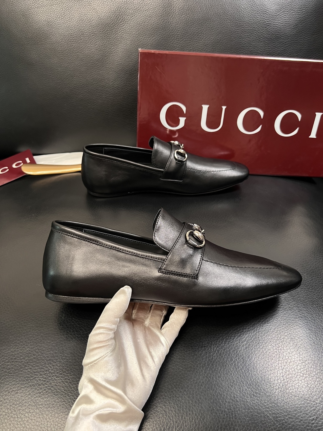 Gucci 高品质  顶级工艺品  古奇  皮鞋专柜新款原厂配置，意大利进口牛皮面料，进口牛皮内里垫，透
