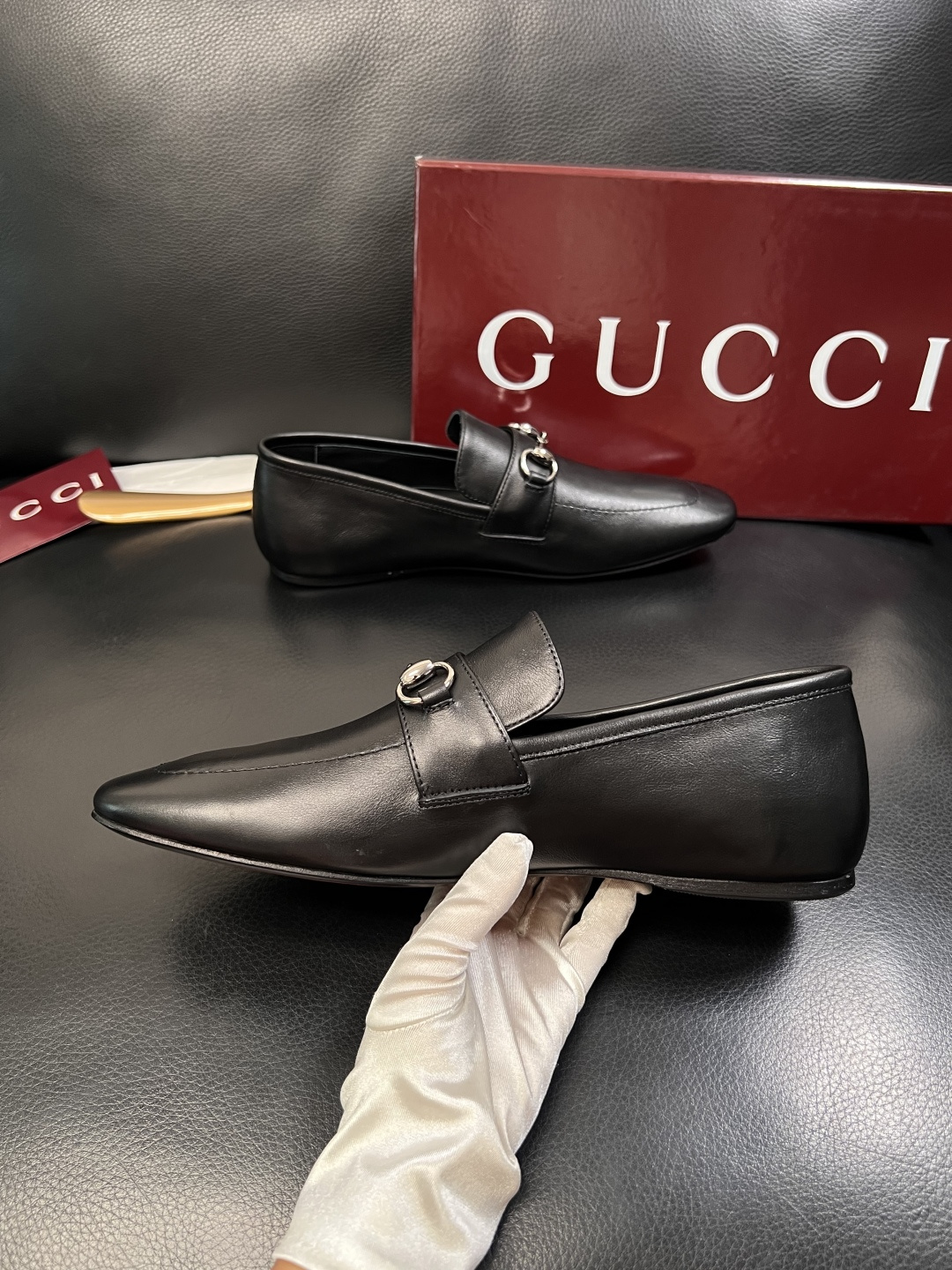 Gucci 高品质  顶级工艺品  古奇  皮鞋专柜新款原厂配置，意大利进口牛皮面料，进口牛皮内里垫，透