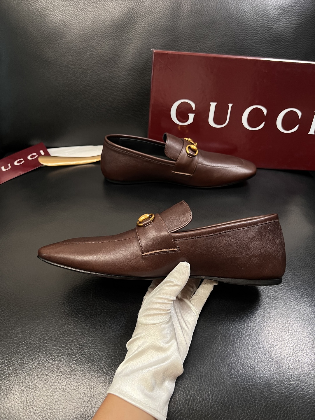 Gucci 高品质  顶级工艺品  古奇  皮鞋专柜新款原厂配置，意大利进口牛皮面料，进口牛皮内里垫，透
