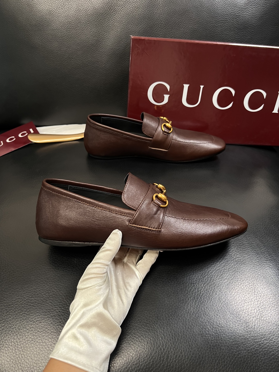 Gucci 高品质  顶级工艺品  古奇  皮鞋专柜新款原厂配置，意大利进口牛皮面料，进口牛皮内里垫，透