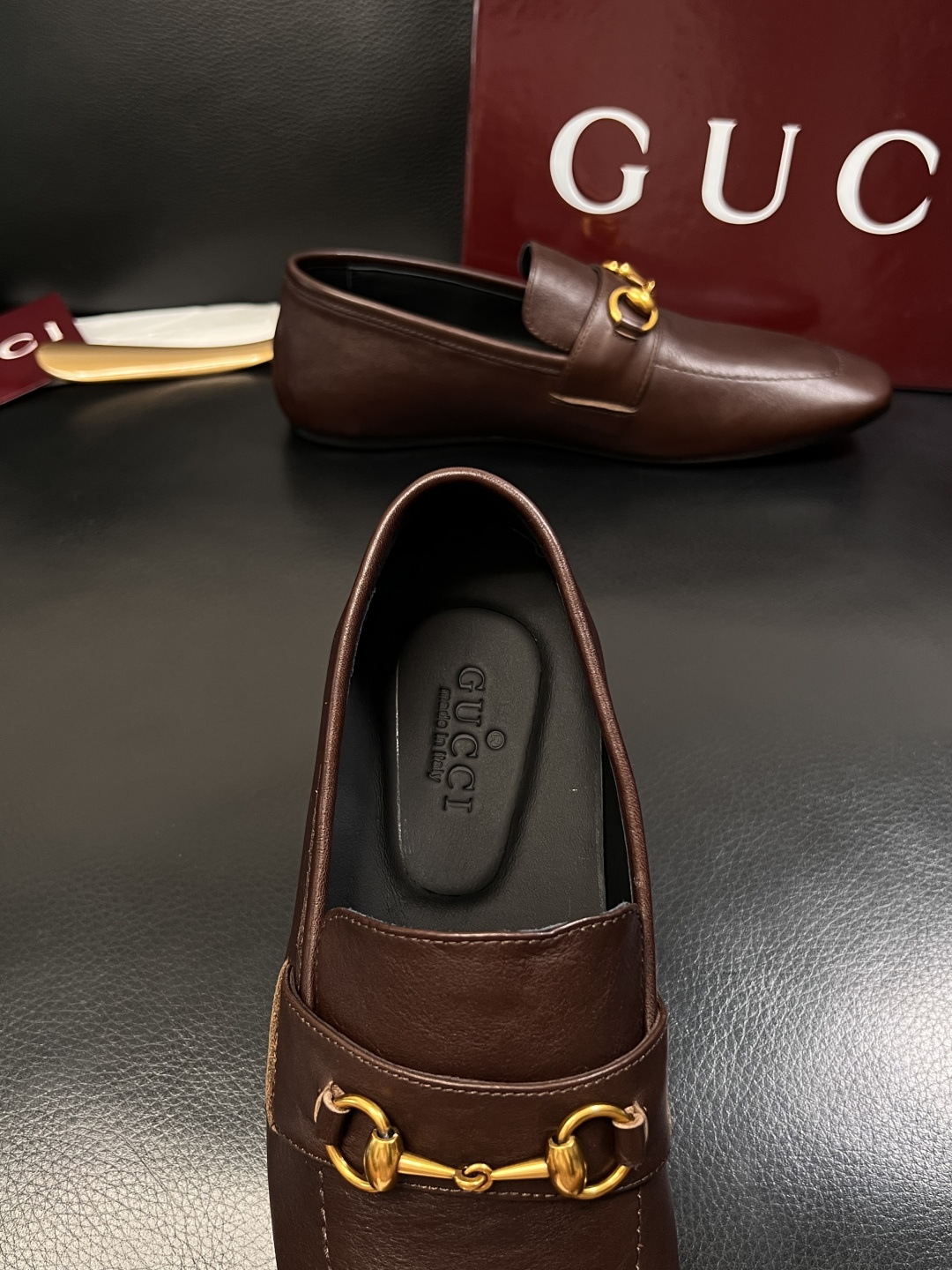 Gucci 高品质  顶级工艺品  古奇  皮鞋专柜新款原厂配置，意大利进口牛皮面料，进口牛皮内里垫，透