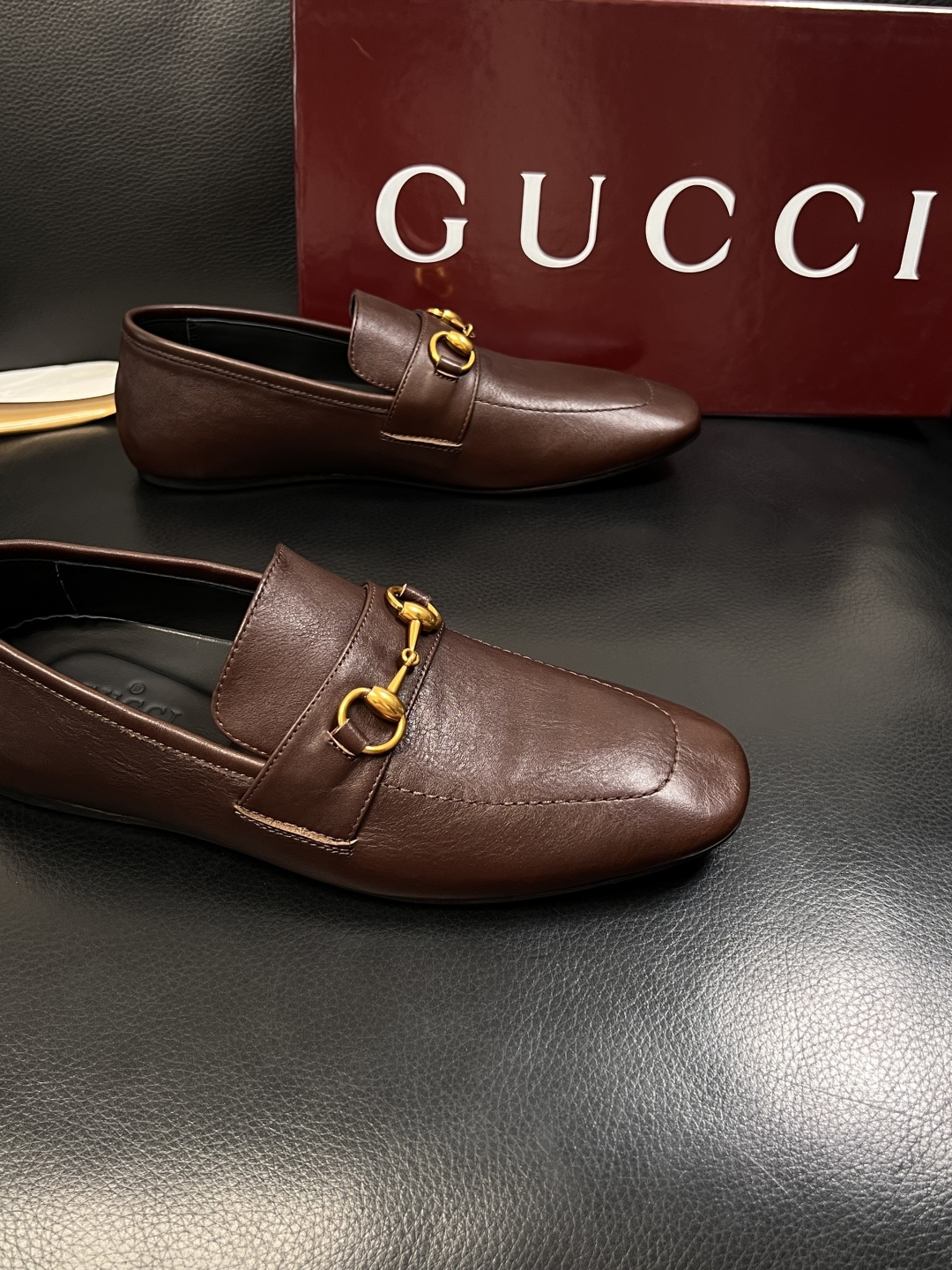Gucci 高品质  顶级工艺品  古奇  皮鞋专柜新款原厂配置，意大利进口牛皮面料，进口牛皮内里垫，透