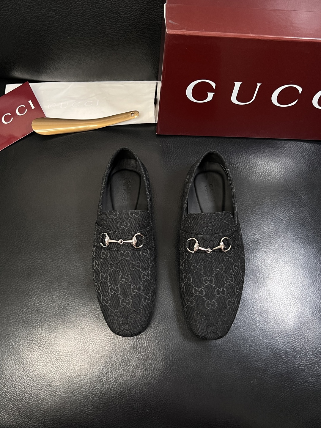 Gucci 高品质  顶级工艺品  古奇  皮鞋专柜新款原厂配置，意大利进口牛皮面料，进口牛皮内里垫，透