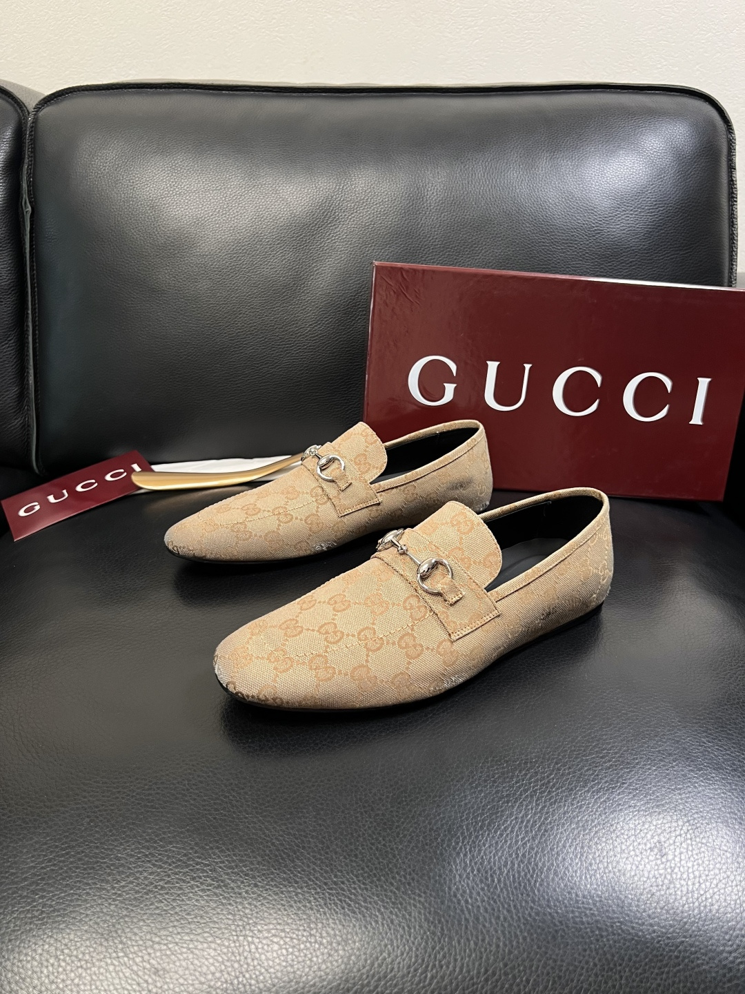 Gucci 高品质  顶级工艺品  古奇  皮鞋专柜新款原厂配置，意大利进口牛皮面料，进口牛皮内里垫，透