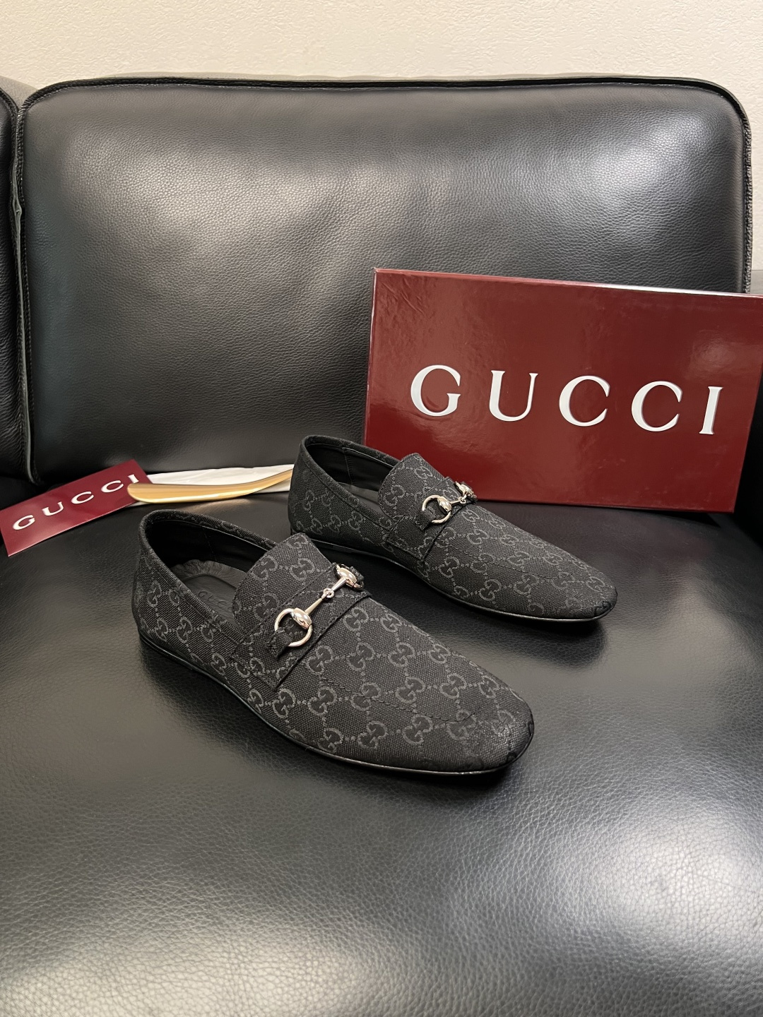 Gucci 高品质  顶级工艺品  古奇  皮鞋专柜新款原厂配置，意大利进口牛皮面料，进口牛皮内里垫，透
