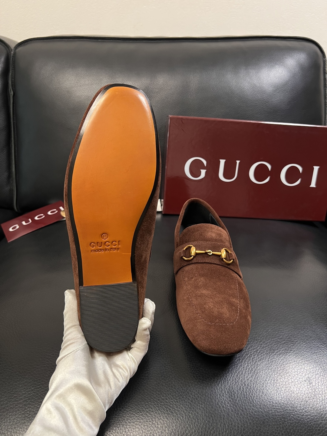 Gucci 高品质  顶级工艺品  古奇  皮鞋专柜新款原厂配置，意大利进口牛皮面料，进口牛皮内里垫，透