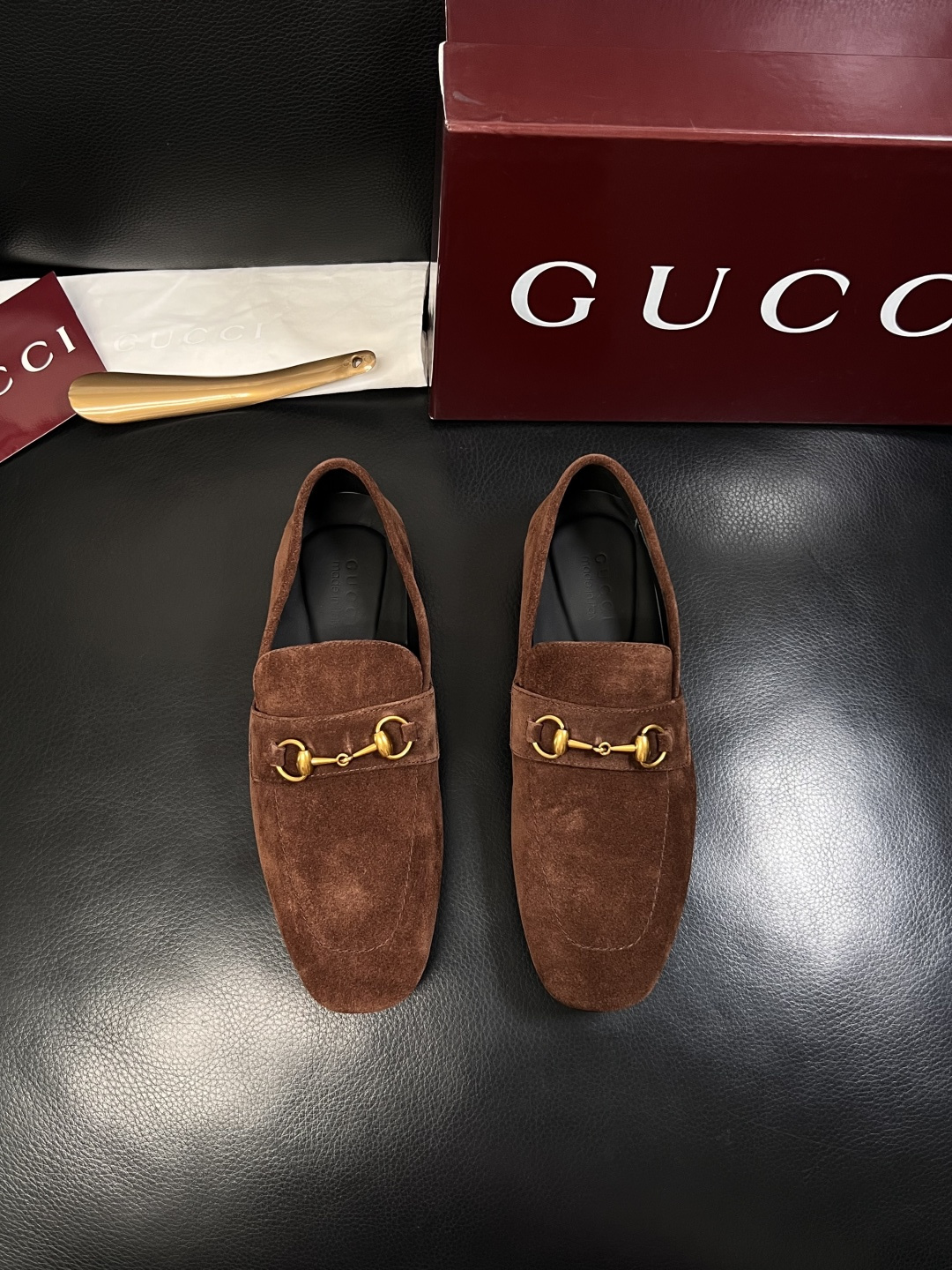 Gucci 高品质  顶级工艺品  古奇  皮鞋专柜新款原厂配置，意大利进口牛皮面料，进口牛皮内里垫，透
