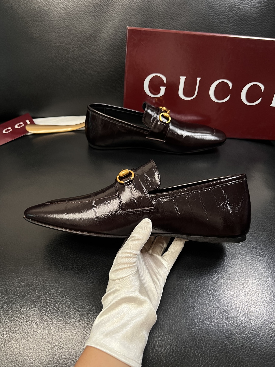 Gucci 高品质  顶级工艺品  古奇  皮鞋专柜新款原厂配置，意大利进口牛皮面料，进口牛皮内里垫，透