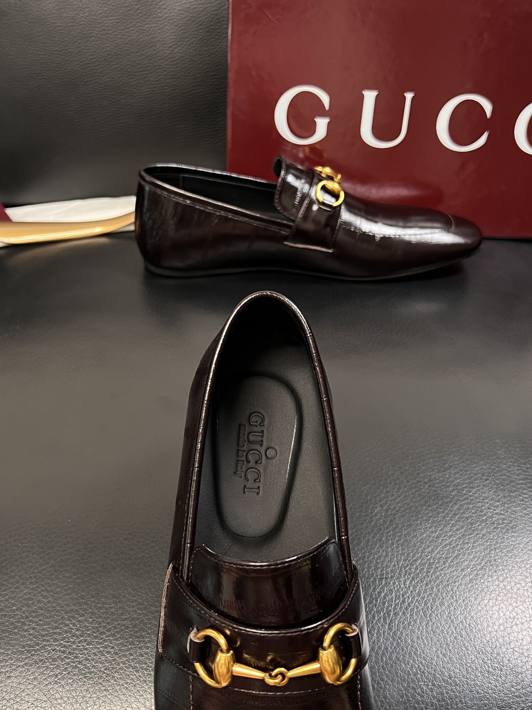Gucci 高品质  顶级工艺品  古奇  皮鞋专柜新款原厂配置，意大利进口牛皮面料，进口牛皮内里垫，透