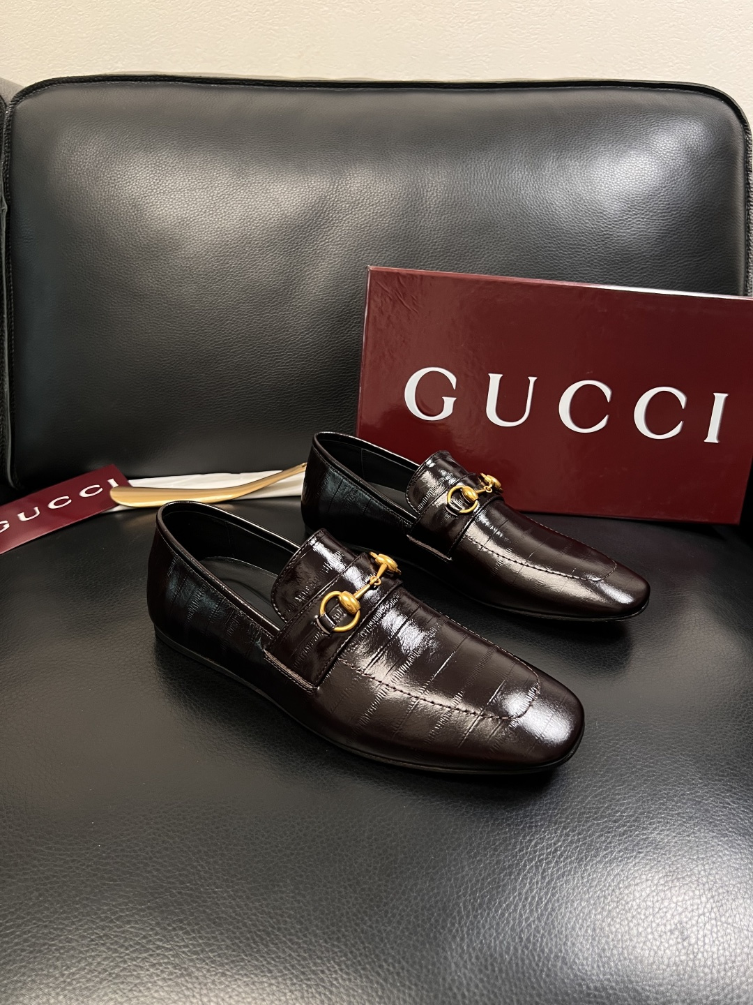 Gucci 高品质  顶级工艺品  古奇  皮鞋专柜新款原厂配置，意大利进口牛皮面料，进口牛皮内里垫，透