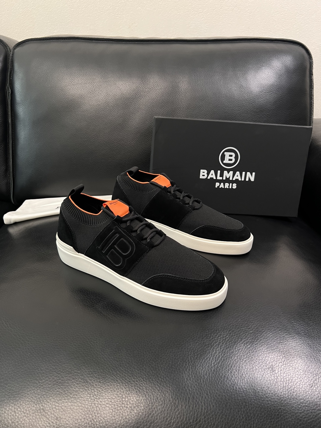 ⚠️只换码不退⚠️    BALMAIN  高品质  顶级工艺品  巴尔曼  专柜新品同步，鞋面意大利进