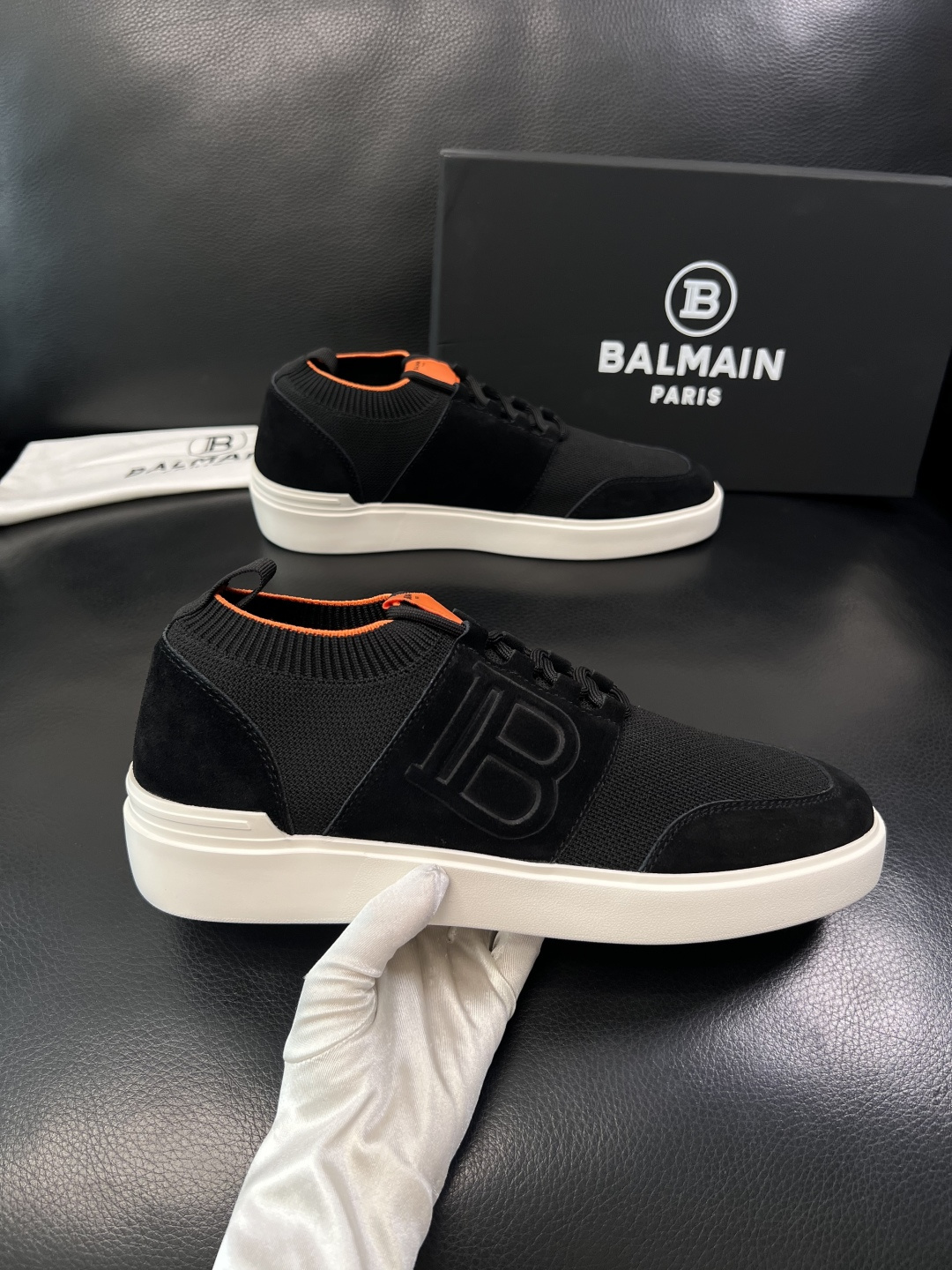 ⚠️只换码不退⚠️    BALMAIN  高品质  顶级工艺品  巴尔曼  专柜新品同步，鞋面意大利进