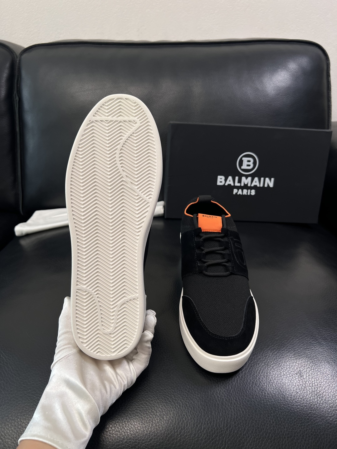 ⚠️只换码不退⚠️    BALMAIN  高品质  顶级工艺品  巴尔曼  专柜新品同步，鞋面意大利进