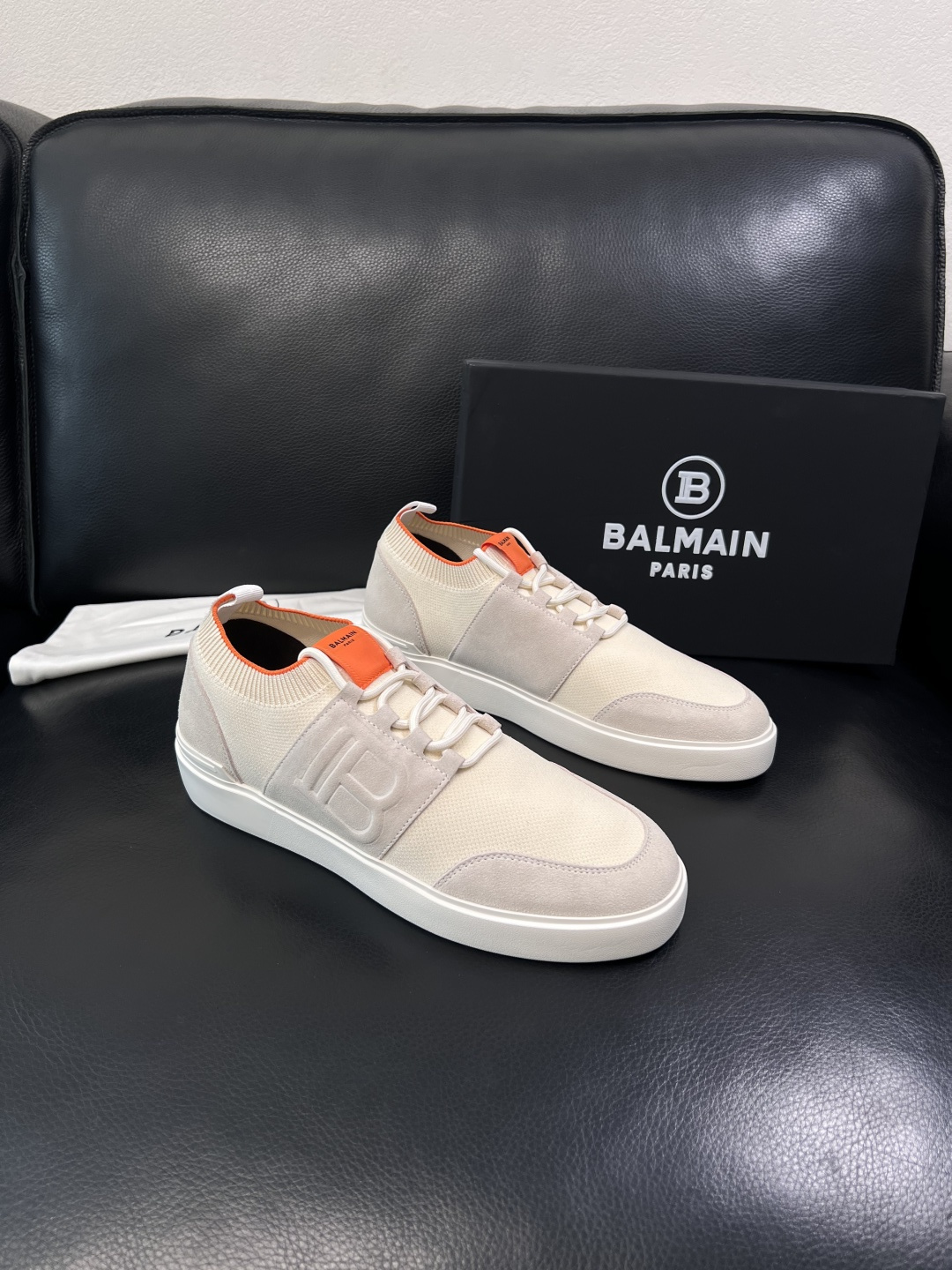 ⚠️只换码不退⚠️    BALMAIN  高品质  顶级工艺品  巴尔曼  专柜新品同步，鞋面意大利进