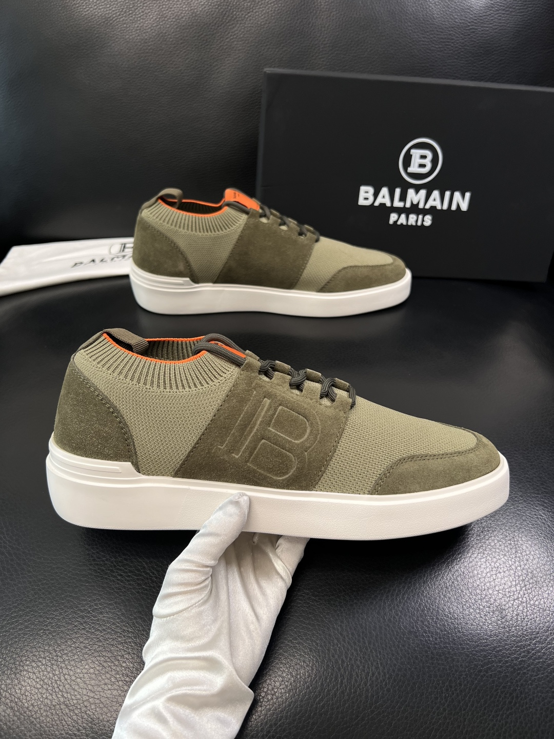 ⚠️只换码不退⚠️    BALMAIN  高品质  顶级工艺品  巴尔曼  专柜新品同步，鞋面意大利进