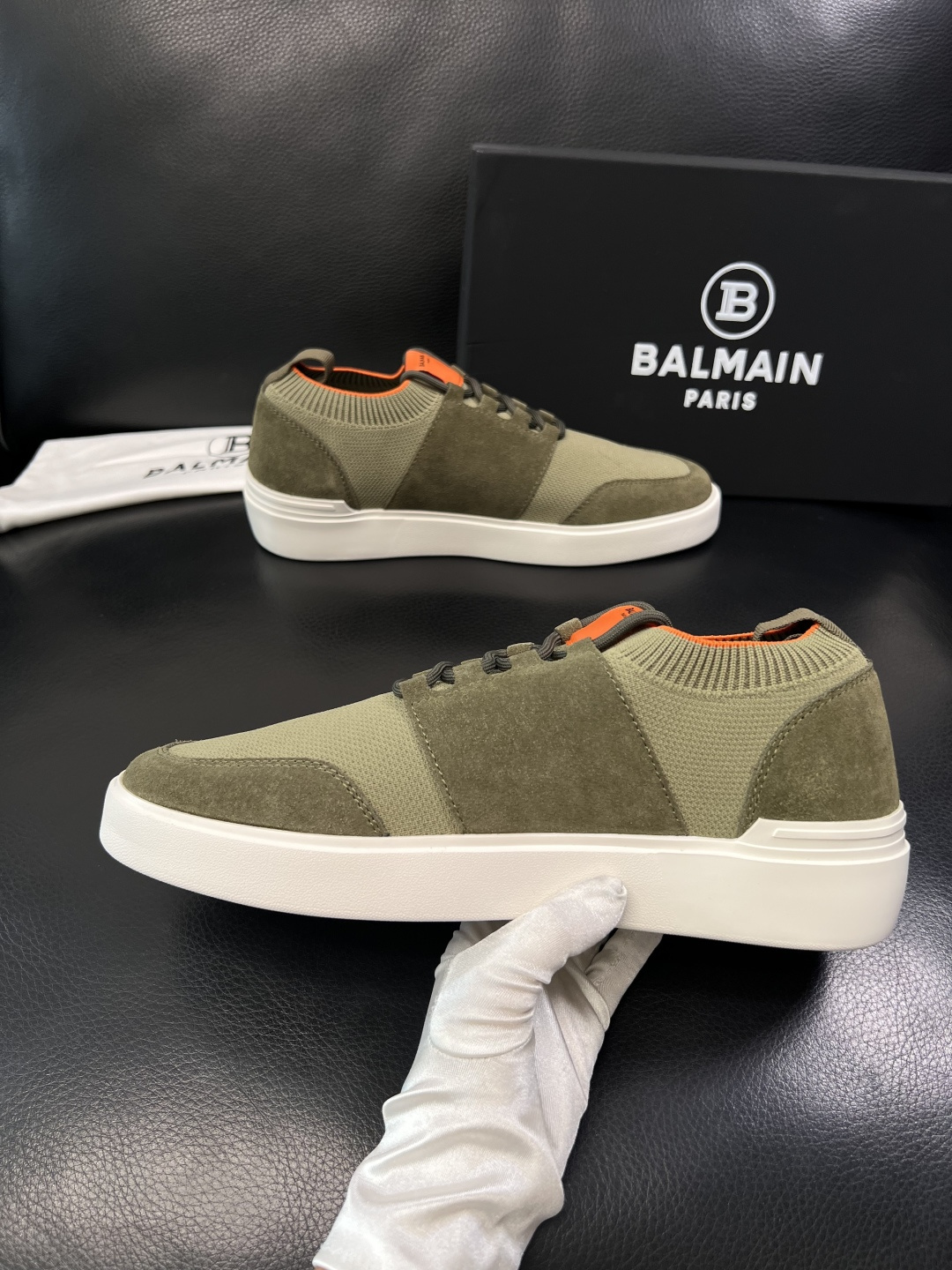 ⚠️只换码不退⚠️    BALMAIN  高品质  顶级工艺品  巴尔曼  专柜新品同步，鞋面意大利进