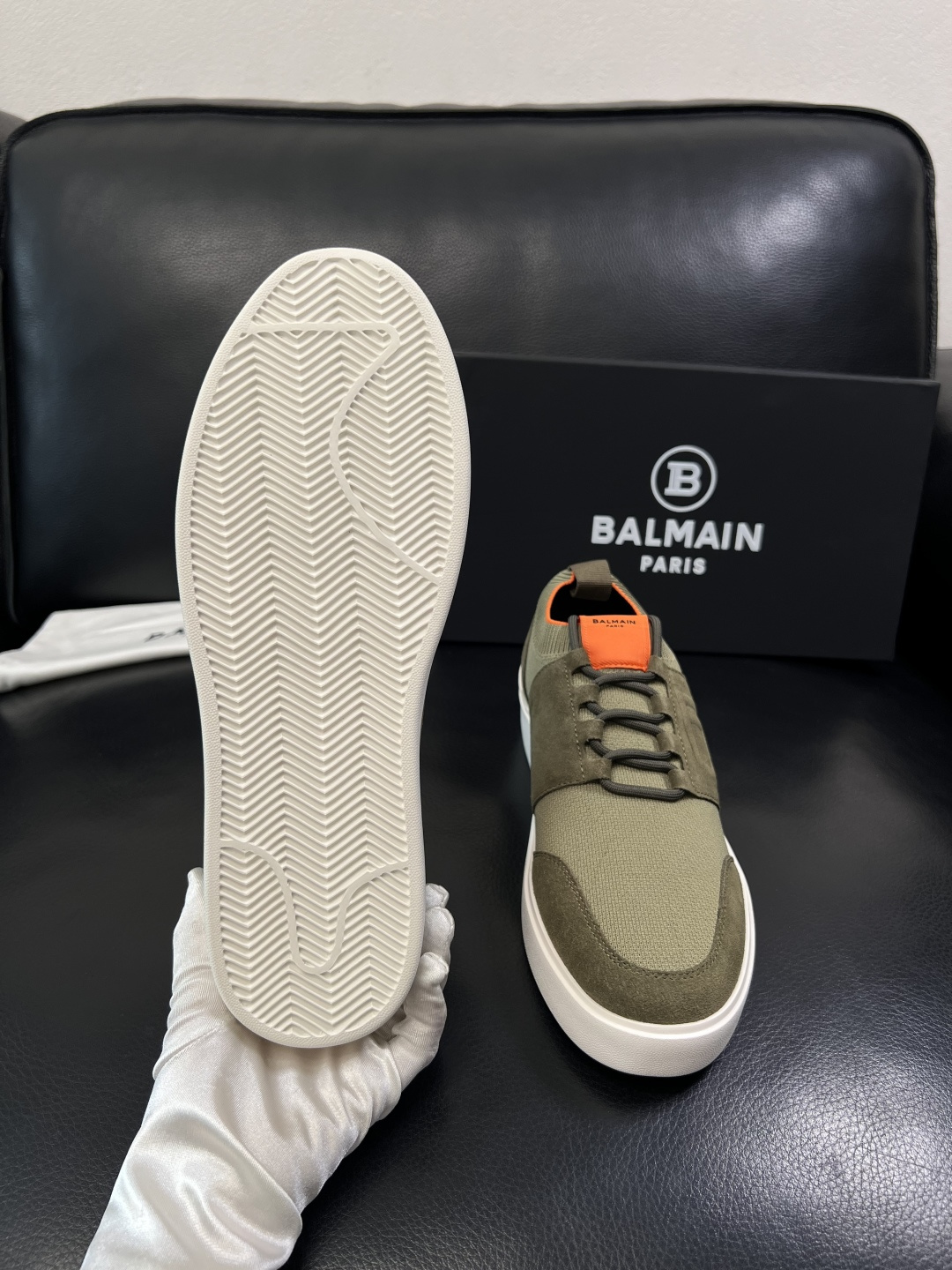 ⚠️只换码不退⚠️    BALMAIN  高品质  顶级工艺品  巴尔曼  专柜新品同步，鞋面意大利进